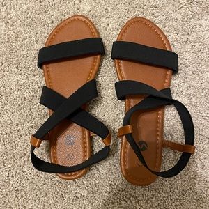 Black sandals